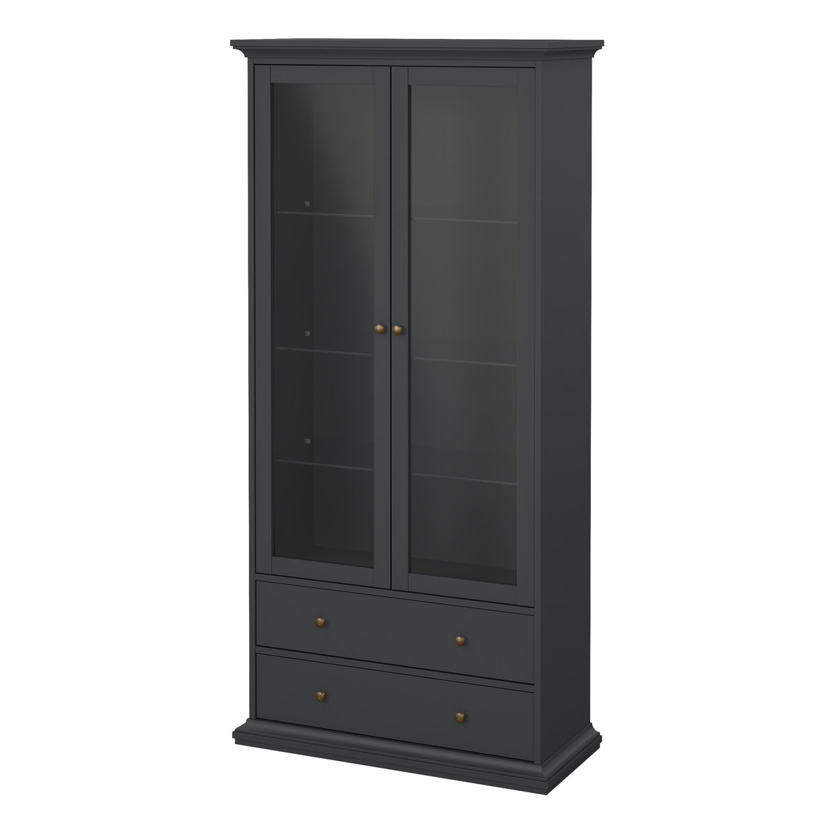 Primrose China cabinet in Matt Grey