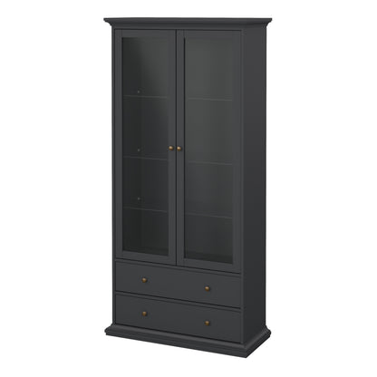 Primrose China cabinet in Matt Grey