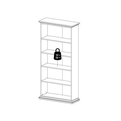 Primrose Tall Bookcase in White