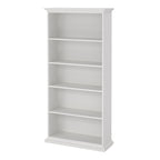Primrose Tall Bookcase in White