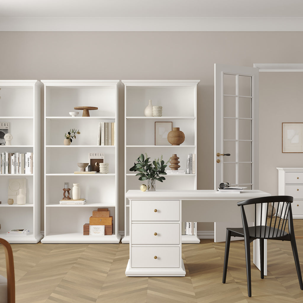 Primrose Tall Bookcase in White