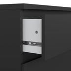 Naia Chest of 3 Drawers in Black Matt