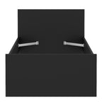 Naia Single Bed 3ft (90 x 190) in Black Matt