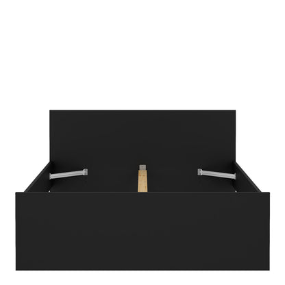 Naia Double Bed 4ft6 (140 x 190) in Black Matt