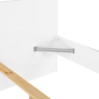 Naia Double Bed 4ft6 (140 x 190) in White High Gloss