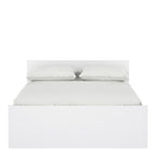 Naia Double Bed 4ft6 (140 x 190) in White High Gloss