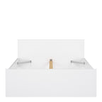 Naia Double Bed 4ft6 (140 x 190) in White High Gloss