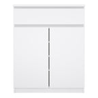 Naia Sideboard 1 Drawer 2 Doors in White High Gloss