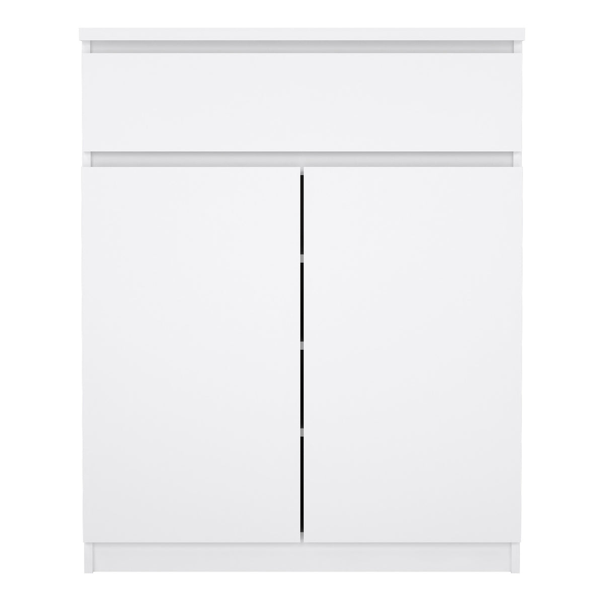 Naia Sideboard 1 Drawer 2 Doors in White High Gloss