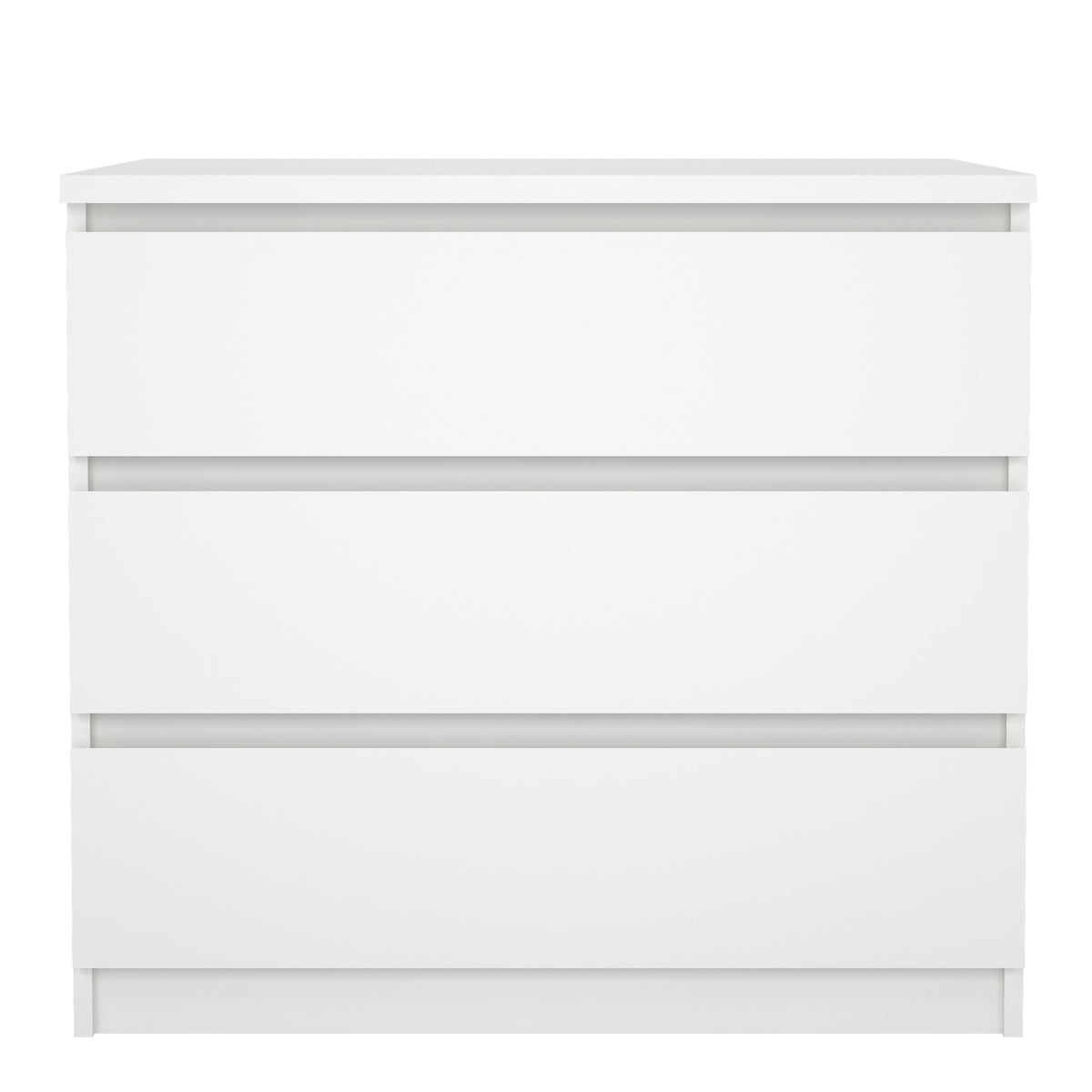 Naia Chest of 3 Drawers in White