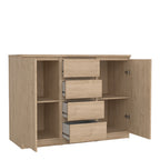 Naia Sideboard  4 Drawers 2 Doors in Jackson Hickory Oak