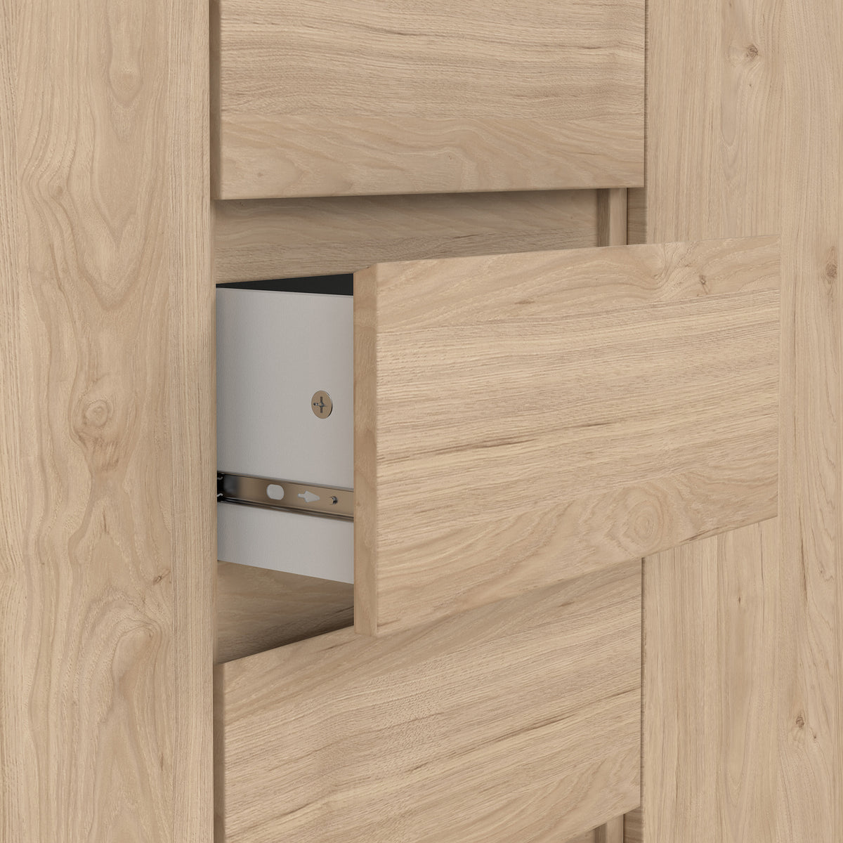 Naia Sideboard  4 Drawers 2 Doors in Jackson Hickory Oak