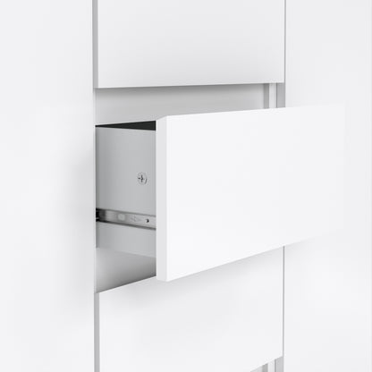 Naia Sideboard - 4 Drawers 2 Doors in White High Gloss