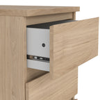 Naia Bedside 3 Drawers in Jackson Hickory Oak