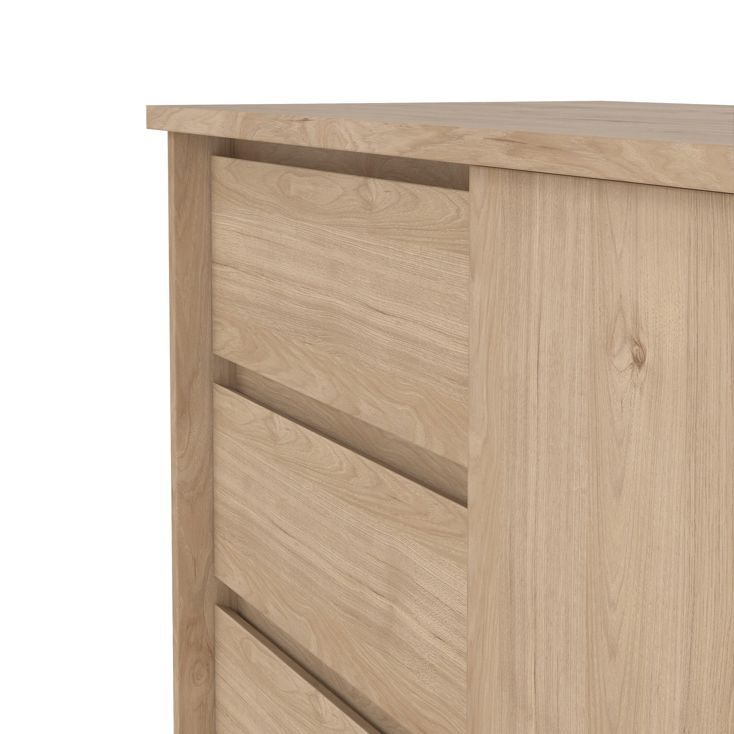 Naia Storage Unit with 1 Sliding Door and 3 Drawers in Jackson Hickory Oak