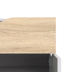 Oakley Sideboard Small 1 Drawer 2 Doors in White and Oak