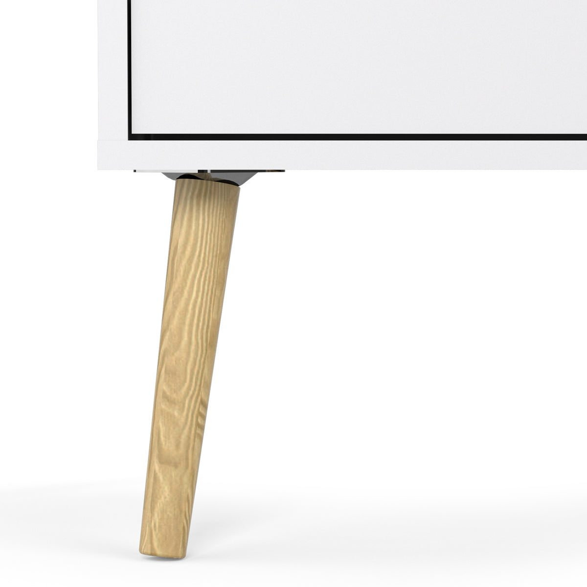 Oakley 3+2 Chest of Drawers in White and Oak