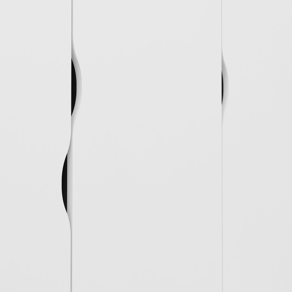 Oakley Wardrobe 3 Doors 3 Drawers in White and Oak
