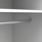 Oakley Wardrobe 3 Doors 3 Drawers in White and Oak