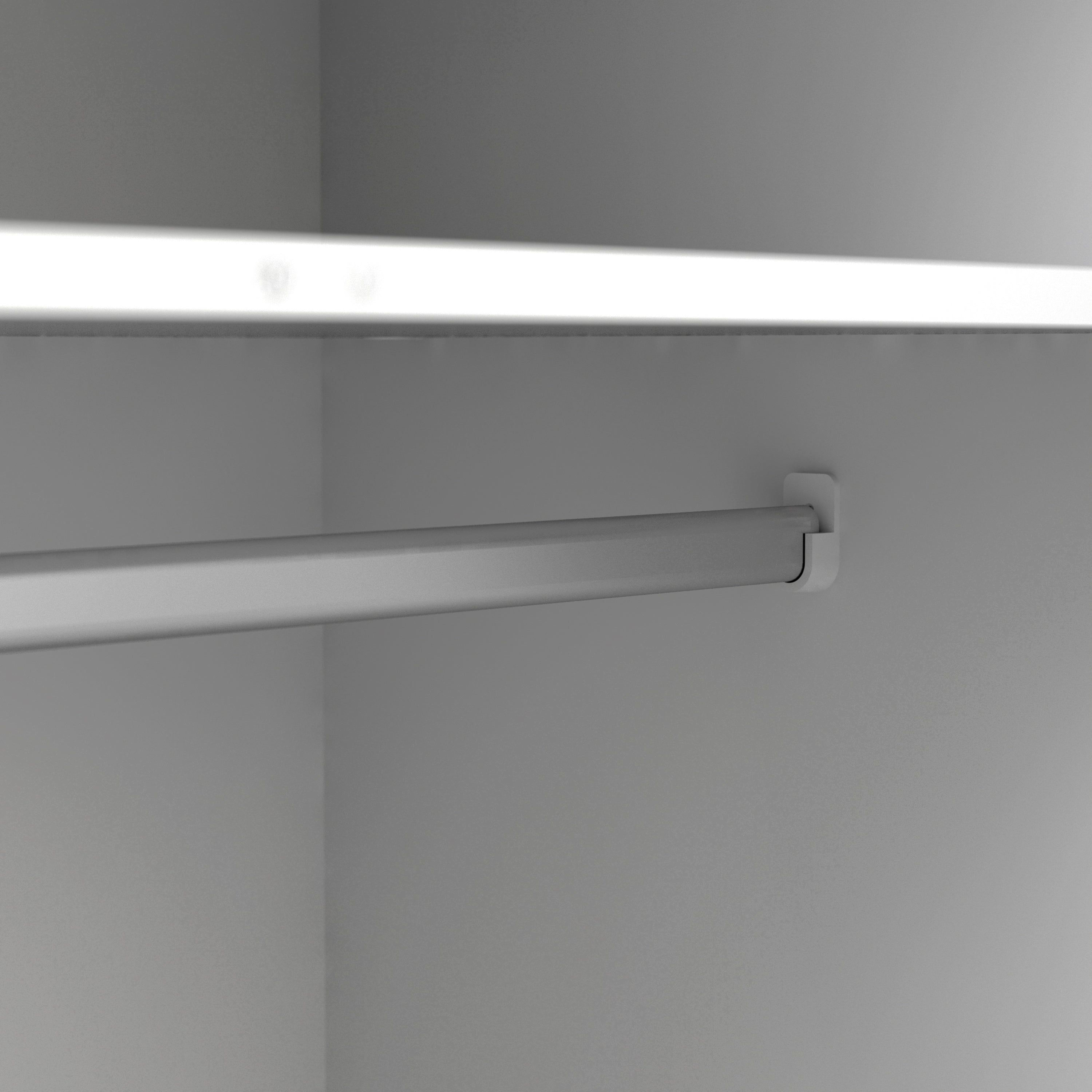 Oakley Wardrobe 3 Doors 3 Drawers in White and Oak