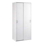 Jupiter Wardrobe 2 Sliding Doors in White 1750