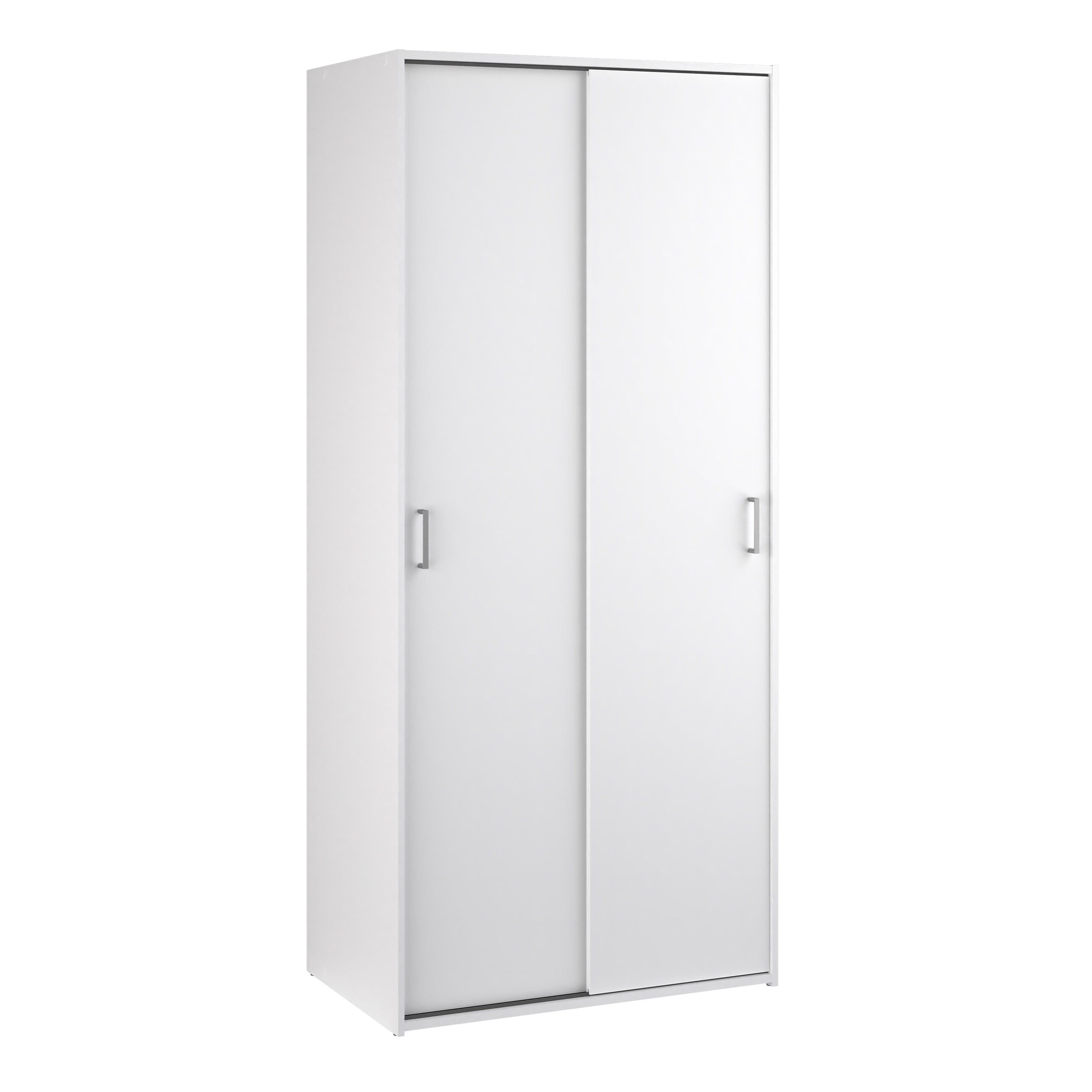Jupiter Wardrobe 2 Sliding Doors in White 1750