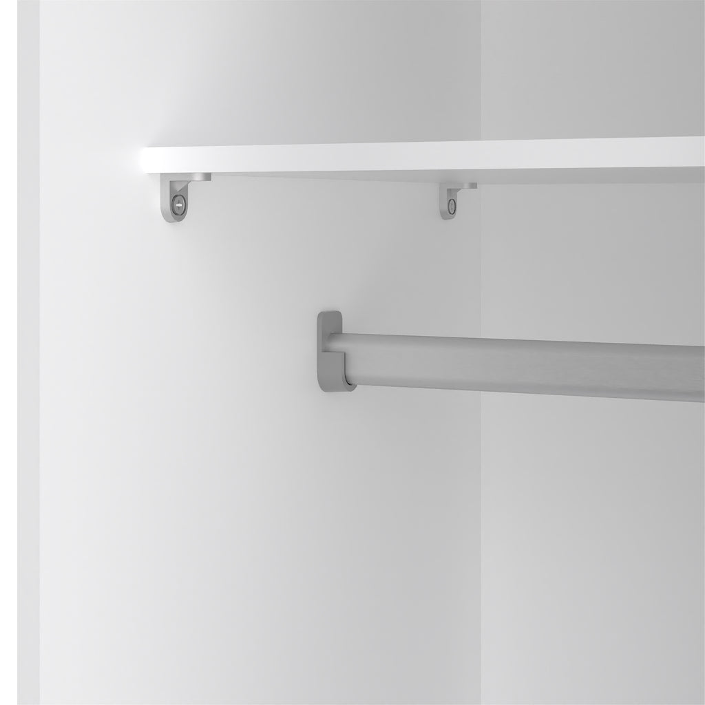 Jupiter Wardrobe 2 Sliding Doors in White 1750