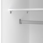 Jupiter Wardrobe 2 Sliding Doors in White 1750