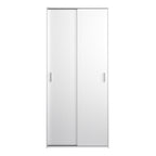 Jupiter Wardrobe 2 Sliding Doors in White 1750