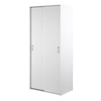 Jupiter Wardrobe 2 Sliding Doors in White 1750