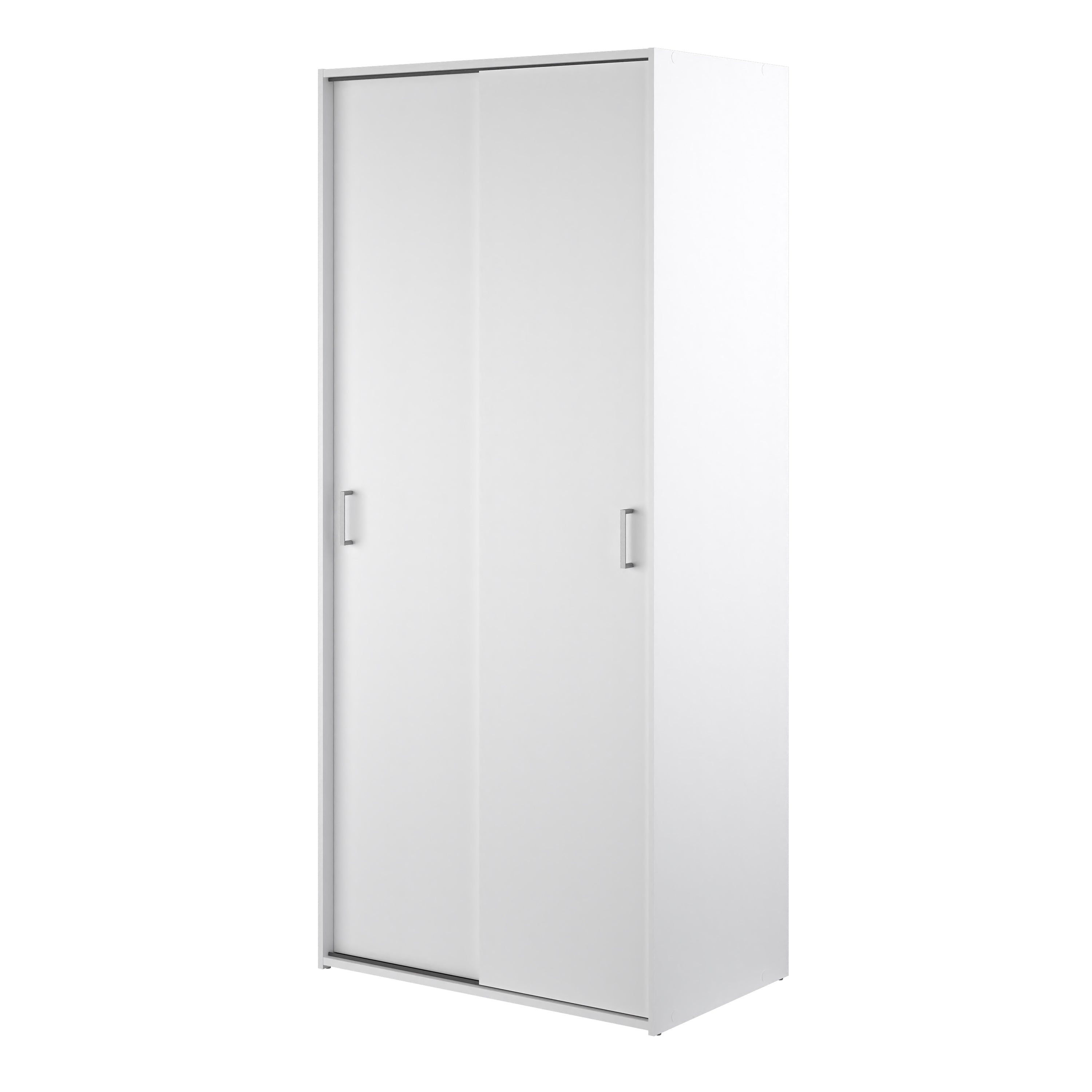 Jupiter Wardrobe 2 Sliding Doors in White 1750