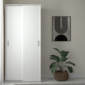 Jupiter Wardrobe 2 Sliding Doors in White 1750
