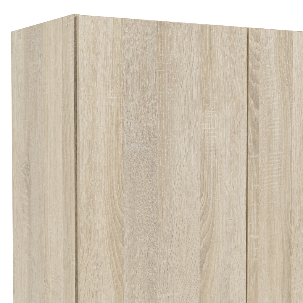 Jupiter Wardrobe with 2 Doors + 1 Drawer in Oak 1750