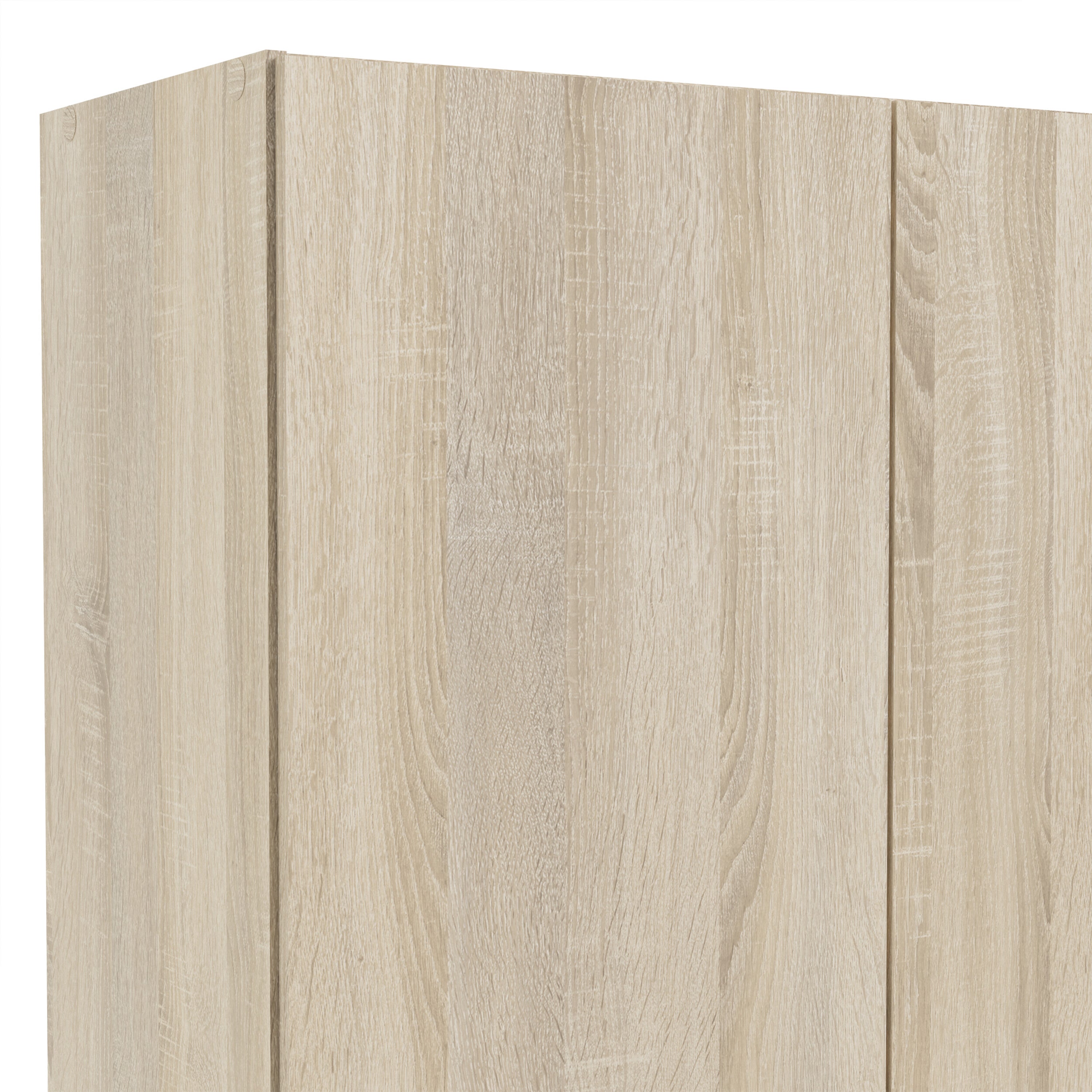 Jupiter Wardrobe with 2 Doors + 1 Drawer in Oak 1750
