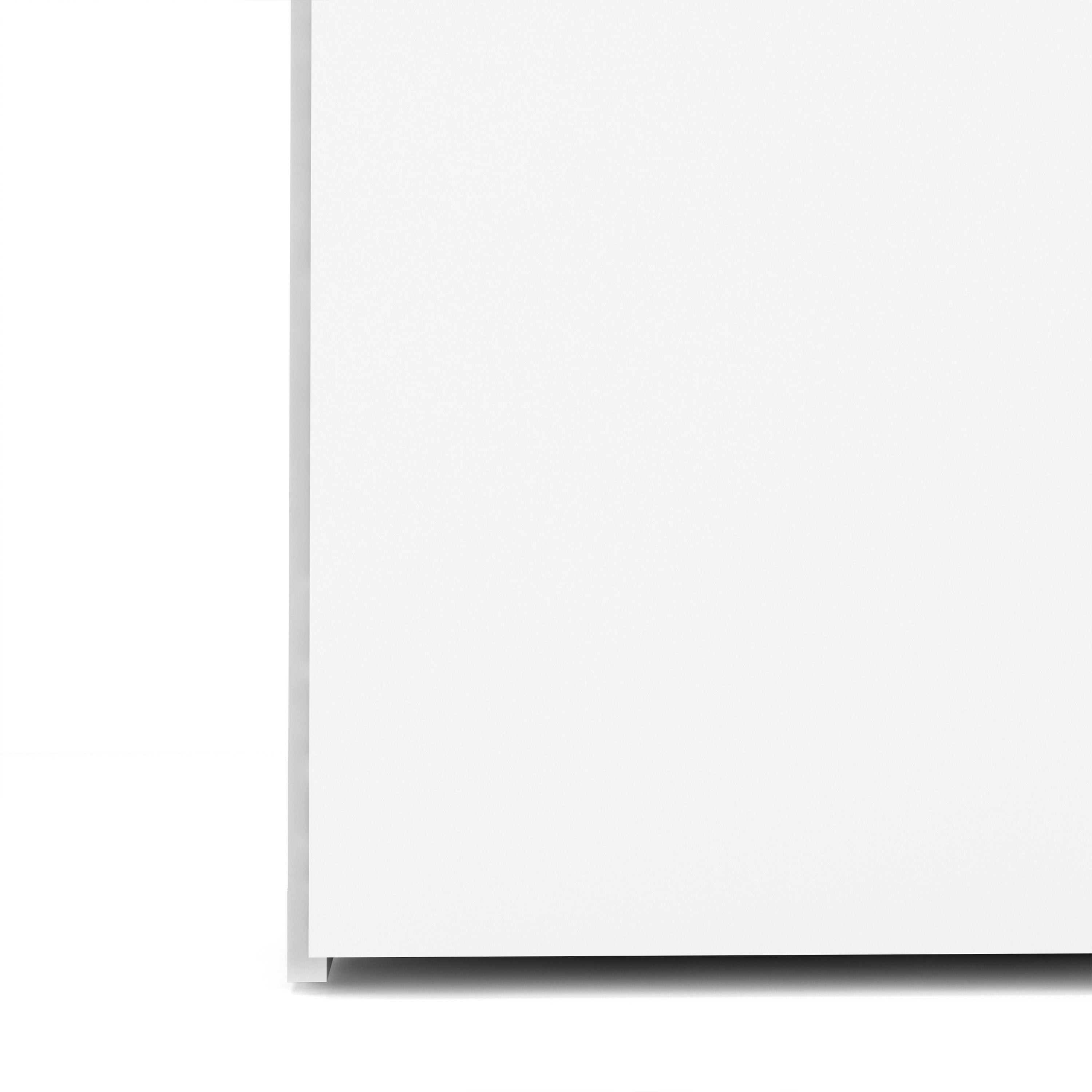 Jupiter Wardrobe 3 Doors 3 Drawers in White 2000