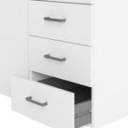 Jupiter Wardrobe 3 Doors 3 Drawers in White 2000