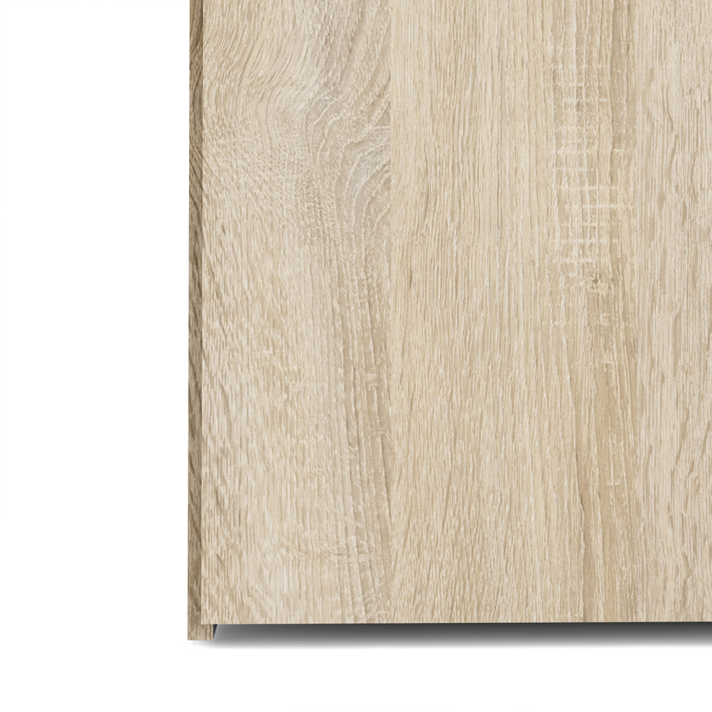 Jupiter Wardrobe 3 Doors 3 Drawers in Oak 2000