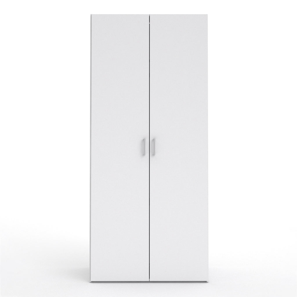 Jupiter Wardrobe 2 Doors White 1750