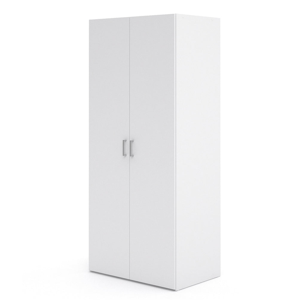 Jupiter Wardrobe 2 Doors White 1750