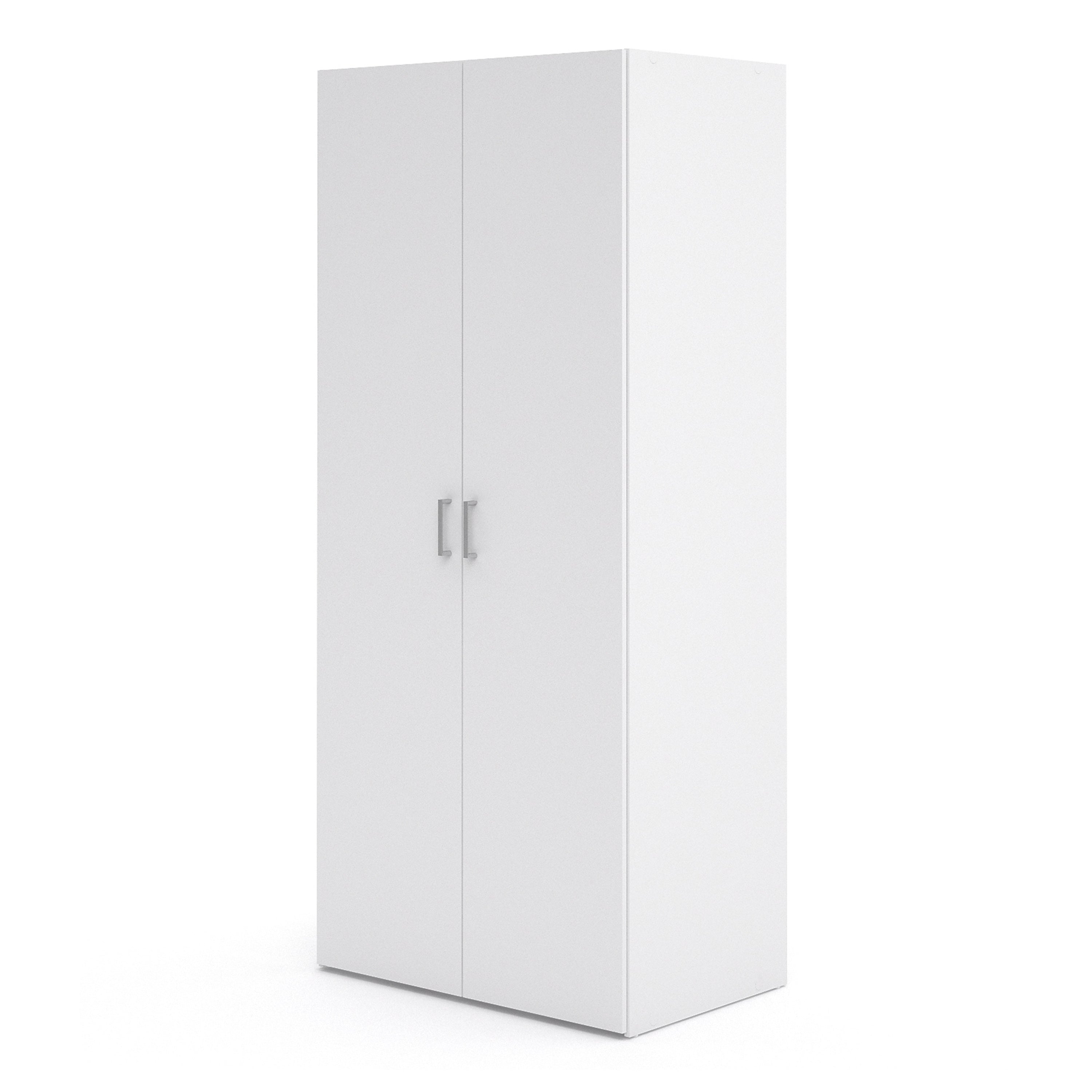 Jupiter Wardrobe 2 Doors White 1750