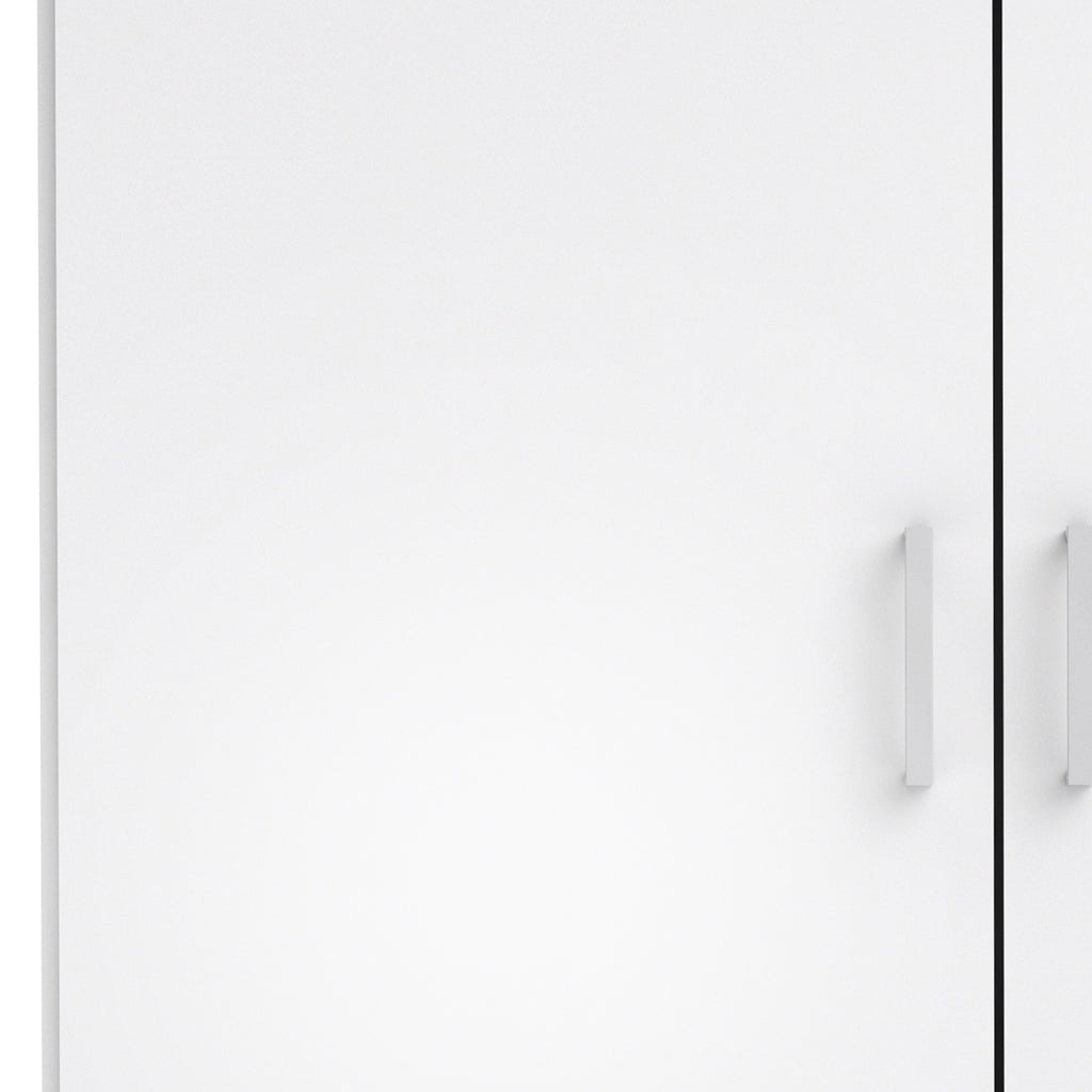Jupiter Wardrobe 2 Doors White 1750