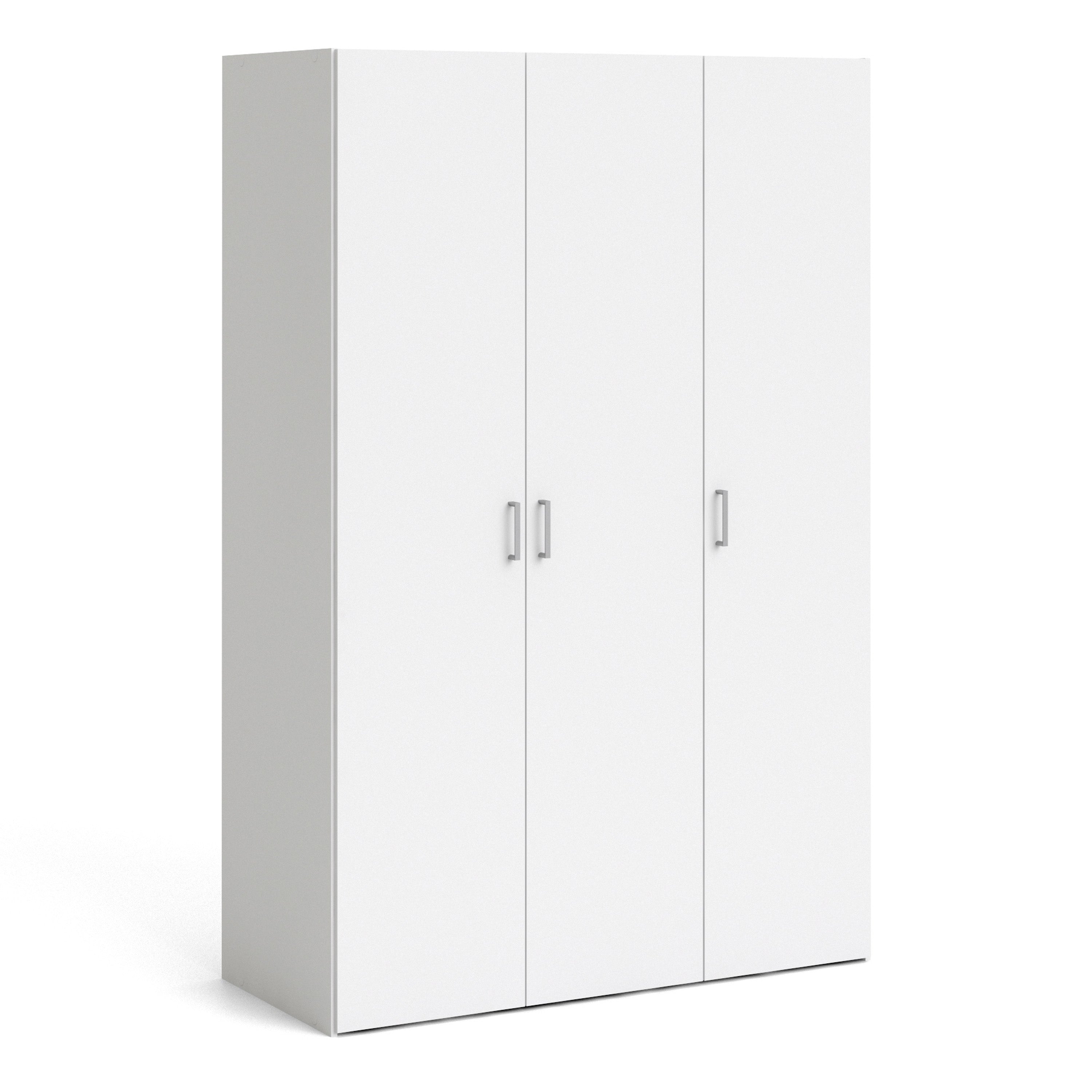 Jupiter Wardrobe 3 Doors White 1750