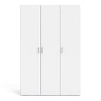 Jupiter Wardrobe 3 Doors White 1750