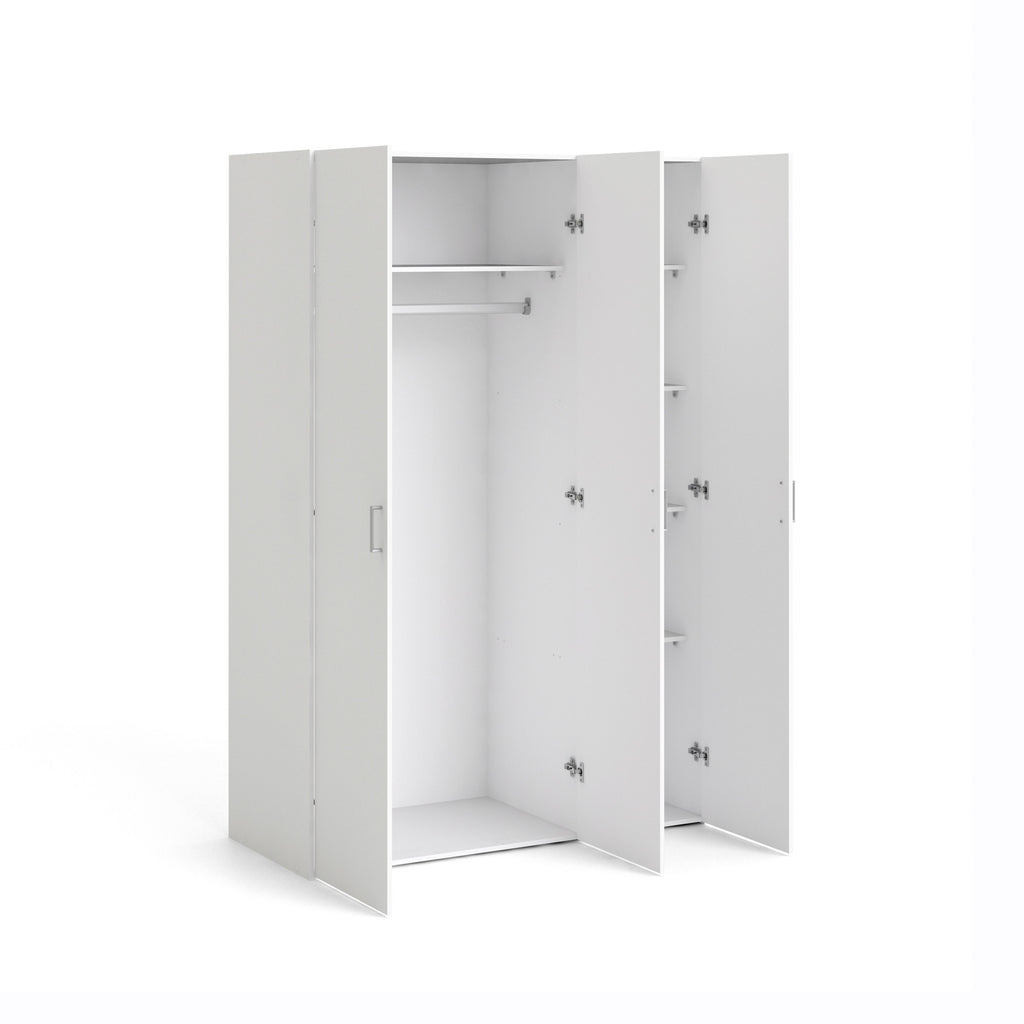 Jupiter Wardrobe 3 Doors White 1750