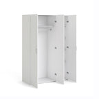 Jupiter Wardrobe 3 Doors White 1750