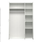 Jupiter Wardrobe 3 Doors White 1750