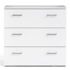 Jupiter Chest of 3 Drawers in White