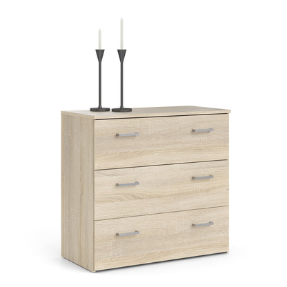 Jupiter Chest of 3 Drawers in Oak