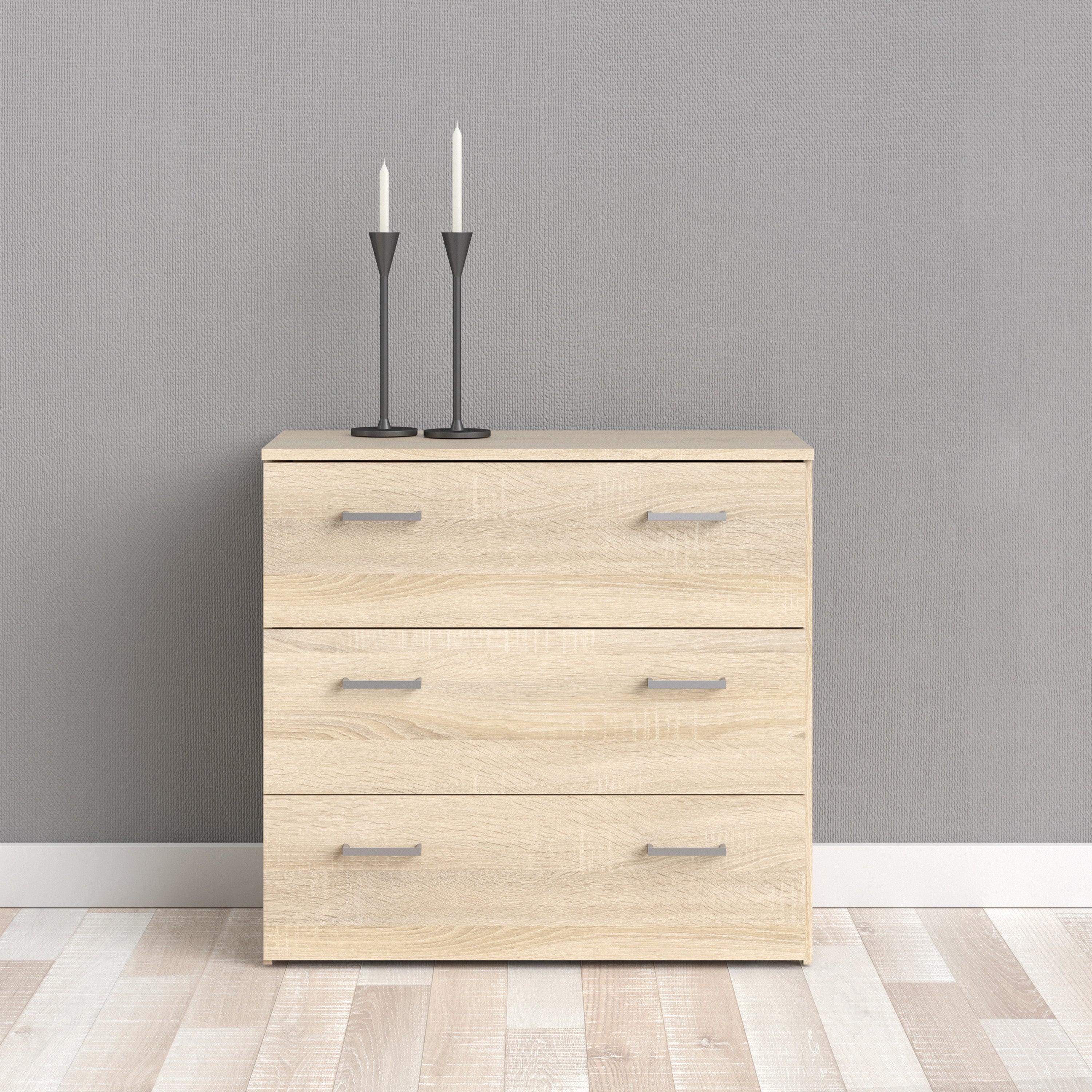 Jupiter Chest of 3 Drawers in Oak