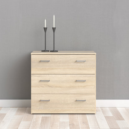 Jupiter Chest of 3 Drawers in Oak